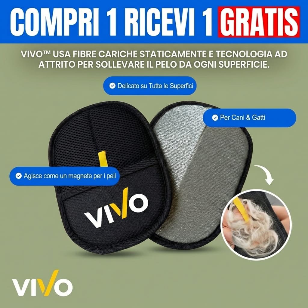 MagicBrush Guanto Anti pelo Portatile Facile